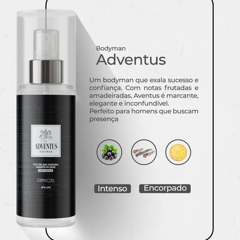 Bodyman Adventus — frutado amadeirado