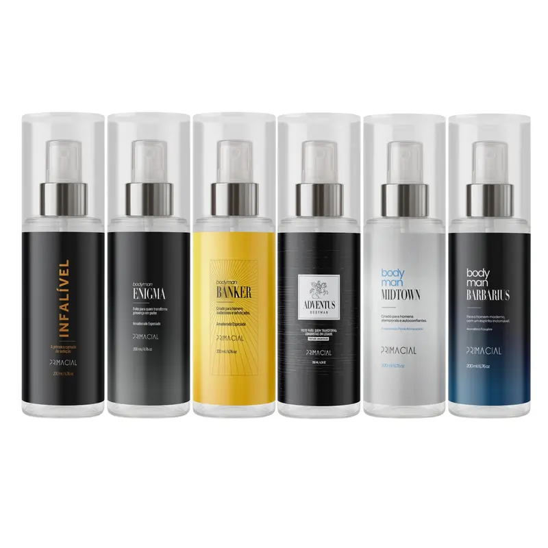 Linha Primacial Bodyman — 6 fragrâncias