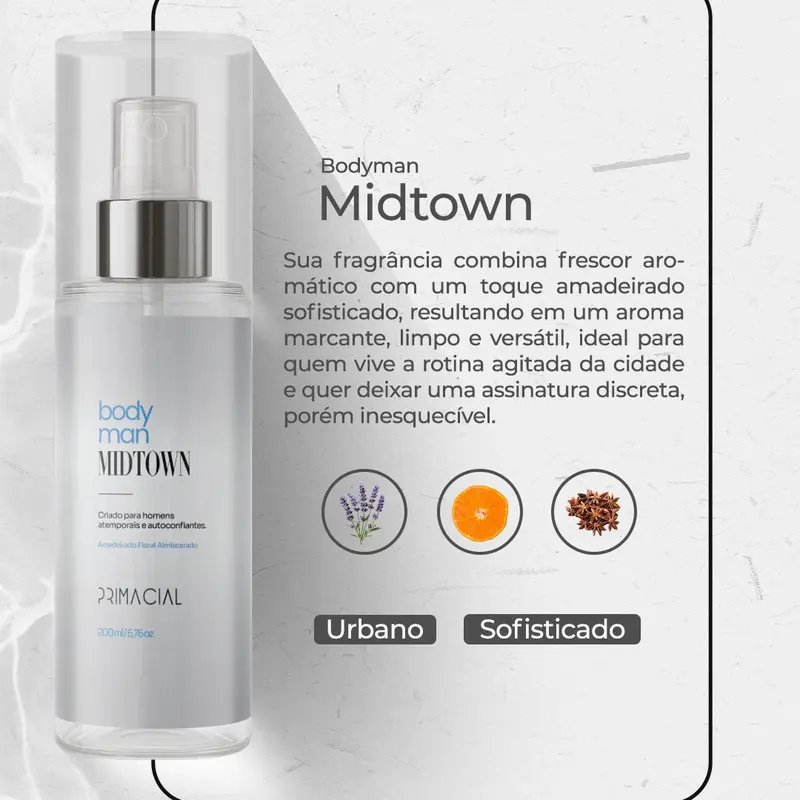 Bodyman Midtown — amadeirado floral