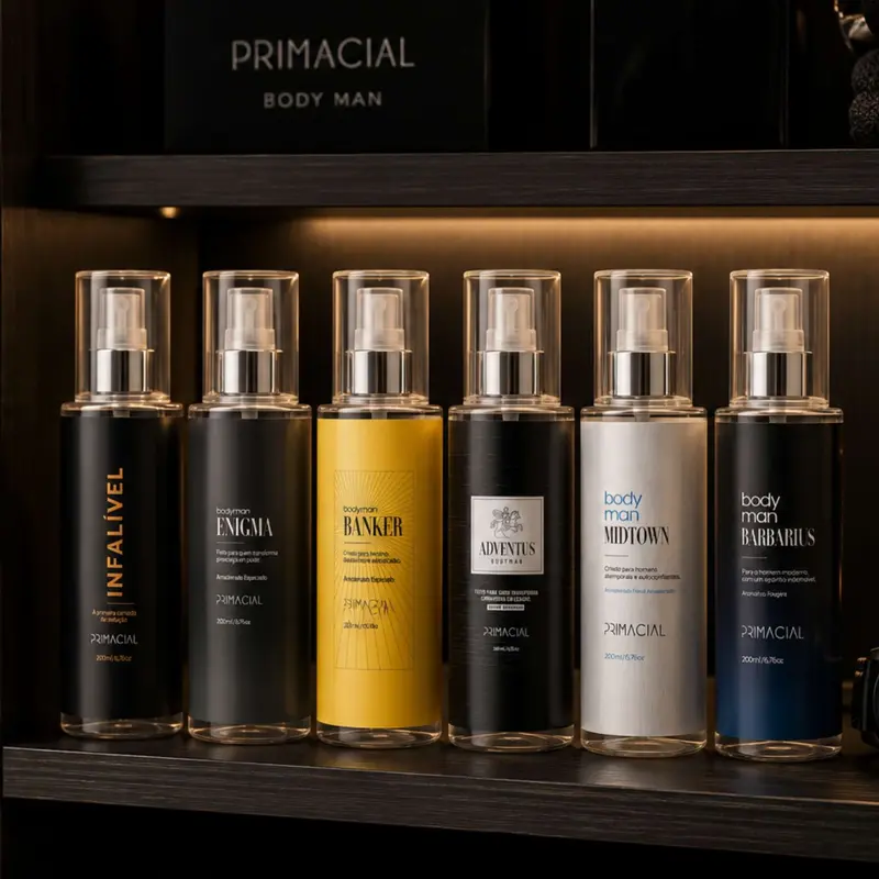 Coleção Primacial Bodyman em exposição